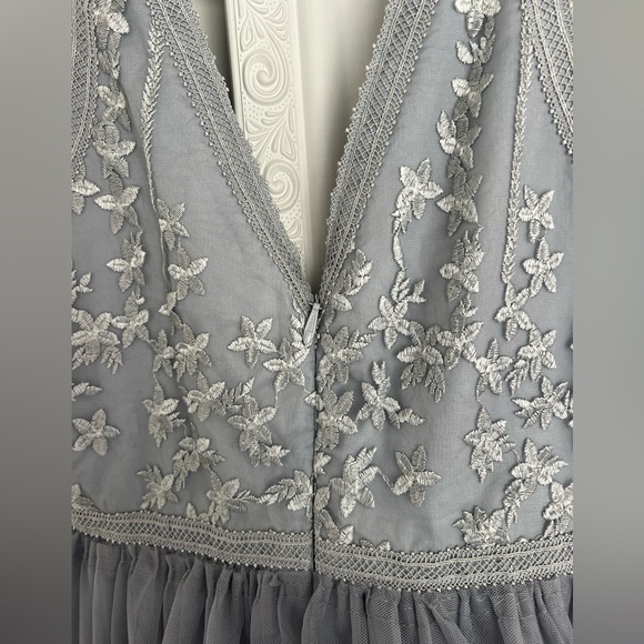 NEW WITH TAGS** Ayten Mystery | Lilac / Grey Tulle Dress US 10 - Picture 11 of 11